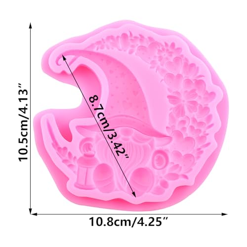 Christmas Silicone Mold Santa Claus Fondant Molds Style ZC - Holiday Cake Decor