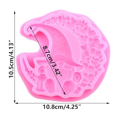 Christmas Silicone Mold Santa Claus Fondant Molds Style ZC - Holiday Cake Decor