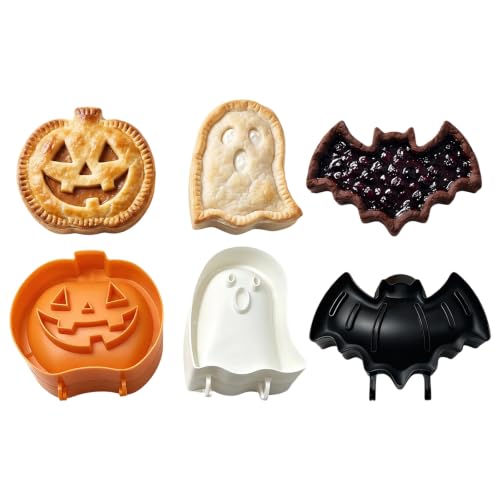 Halloween Mini Hand Pie Baking Kit with 8 Spooky Shapes for Fall Baking