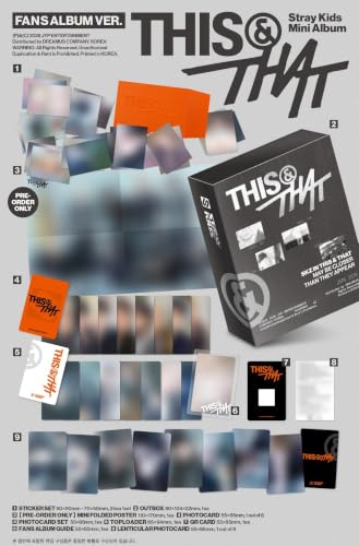 K-Pop Fans Album Digital Smart Edition for Stray Kids THIS & THAT 10th Mini Album