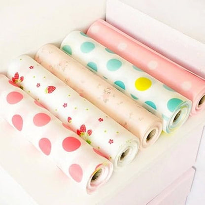 Drawer Liners 5 Rolls 300cm Linen Scented Shelf & Closet Paper