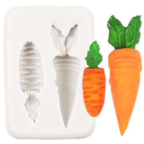 Carrot Easter Silicone Mold - Vegetable Fondant Cake Decorating Tool - Style B