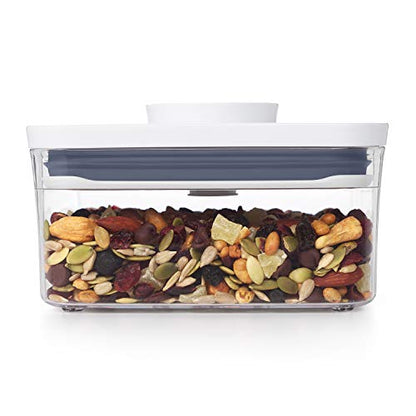 OXO Good Grips POP Container - Airtight Food Storage - Big Square Mini 1.1 Qt Ideal for tea bags, baking supplies, nuts or snacks