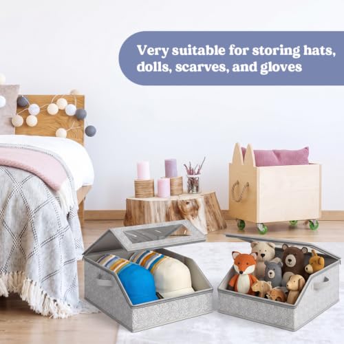 Grey Stackable Hat Organizer for Baseball Caps - 1 Pack