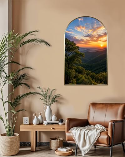 Blue Ridge Mountains Canvas Wall Art 20x32 Inches Rustic Home Decor