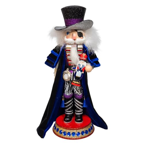 15-Inch Hollywood Nutcrackers Drosselmeyer Nutcracker - Festive Holiday Decor