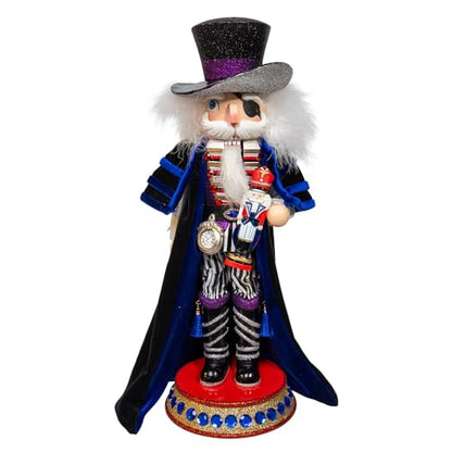 15-Inch Hollywood Nutcrackers Drosselmeyer Nutcracker - Festive Holiday Decor