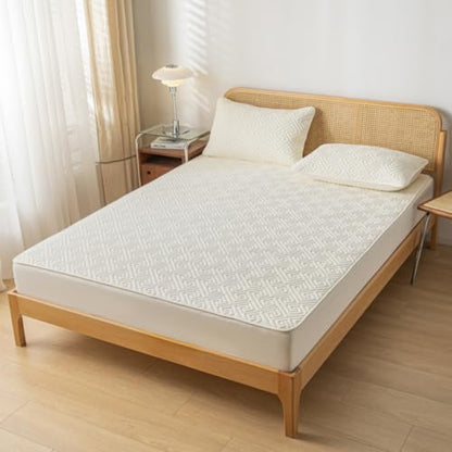 Waterproof Quilted Mattress Protector Twin XL 35 x 75 Inches V10