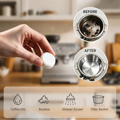 24 Pack Espresso Cleaning Tablets for Breville Machines - Coffee Machine Maintenance
