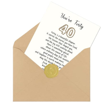 40th Birthday Card Gift Decoration - DA-0188