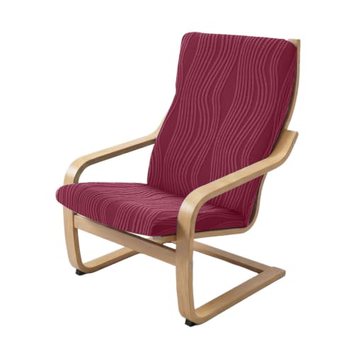 YOPOIY Burgundy Stretch Cover for Poang Chair - One Size