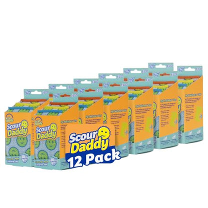 Non-Scratch Scouring Pads with Odor Resistance - 6 Pack Kitchen Scrubber