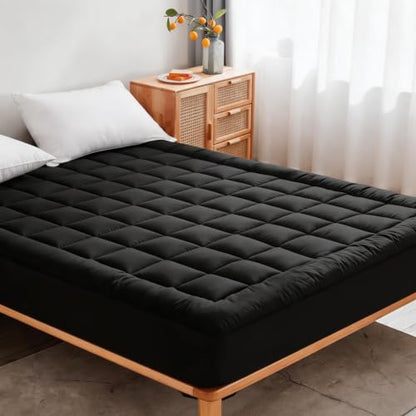 King Mattress Pad Cover with Deep 18-Inch Pocket Cooling Breathable Topper