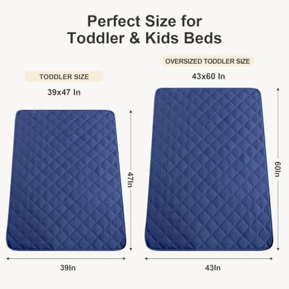 BEDSUM Cooling Toddler Comforter - Navy Blue, 43x60 Inch, Rayon Bamboo