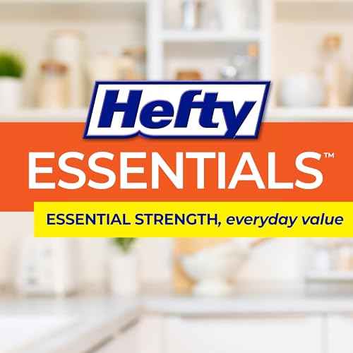 Hefty Essentials Drawstring 13 Gallon Kitchen Trash Bags, 45 Count, Tall Unscented Trash Bags for Kitchens, Home Offices, or Laundry Rooms, Easy to Tie, Lift, and Carry, White