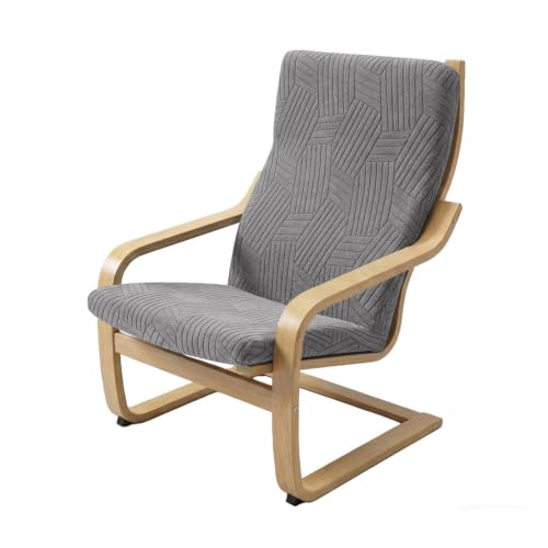 Light Gray Cover Replacement for Poang Chair - Fits Armchair & Rocking Chair