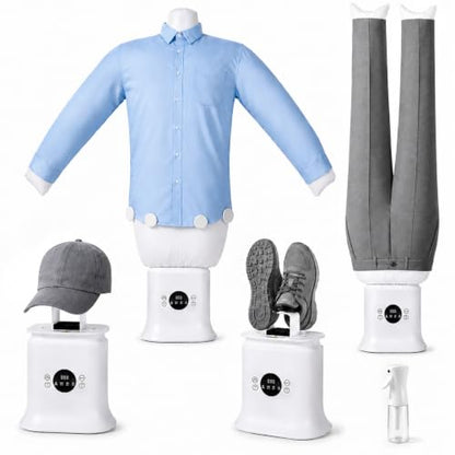 Automatic Clothes Dryer and Wrinkle Remover for Shirts & Pants - Portable Hands-Free Inflatable Garment Steamer
