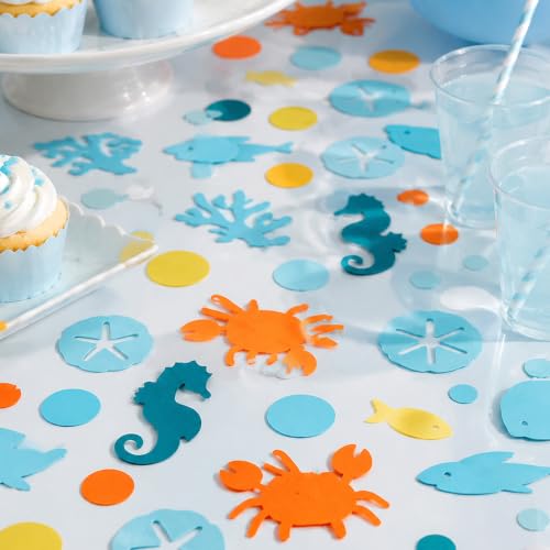 Ocean Party Confetti Table Scatter - Under the Sea Underwater Decor