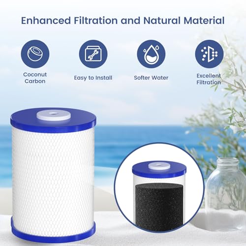 Water Filter Cartridge 0.5 Micron Coconut Shell Activated Carbon for Royal Prestige Systems