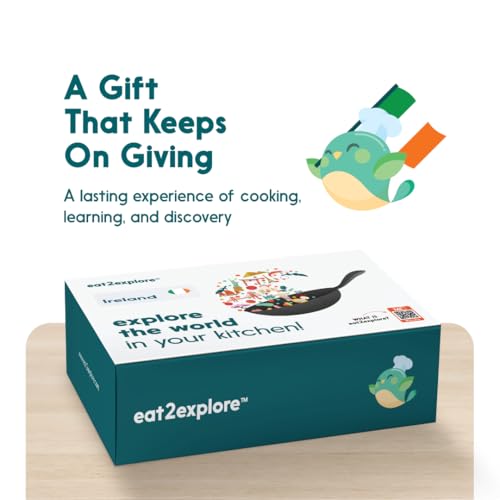 Kids Cooking Set - Explore Ireland / Cooking - 16 Pcs with Recipes & Ingredients