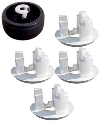 Vacuum Wheel Bracket Repair Kit Compatible with Levoit LVAC-200 - 4 Pack