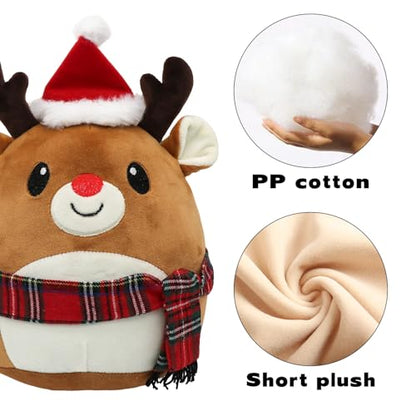 Christmas Milu Deer Plush Toy - 11 Inch Soft Decorative Plushie for Kids & Home - Variation of THIS listing