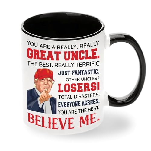 Funny Uncle Ceramic Mug 11oz - Father's Day, Birthday Gift from Niece or Nephew