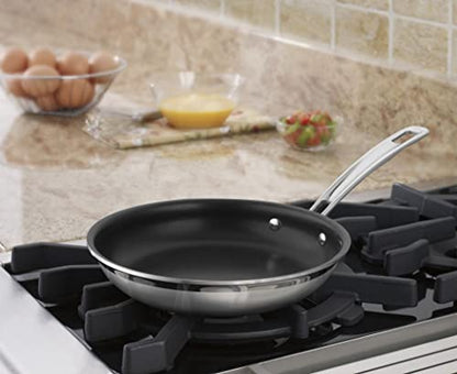Cuisinart MultiClad Pro 8" Open Skillet, 8-Inch, Non Stick Stainless Steel