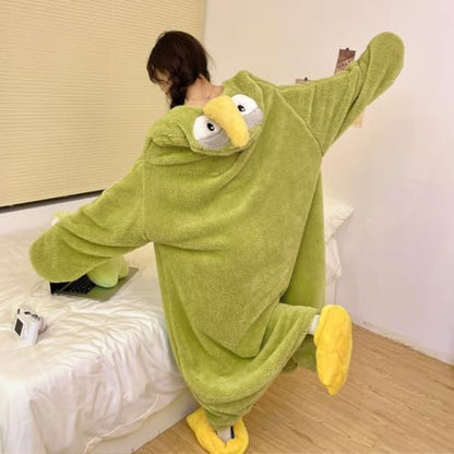 Wearable Kiwi Bird Blanket Hoodie Medium - Cosy Adult & Kids Oversized Bird Onesie