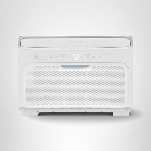 Frigidaire Gallery 10,000 BTU Smart Inverter Window Air Conditioner & Dehumidifier with Remote, 115V, Cools up to 450 Sq. Ft. for Apartment, Bedroom, Medium Rooms