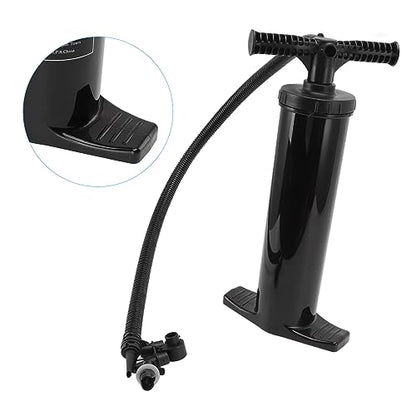 Portable Hand Pump Inflator for Rubber Boats - Fast Manual Air Pump 4000CC Capacity