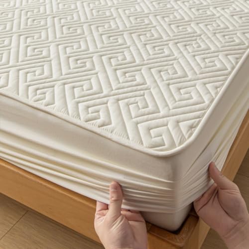 Waterproof Quilted Mattress Protector Twin XL 35 x 75 Inches V10