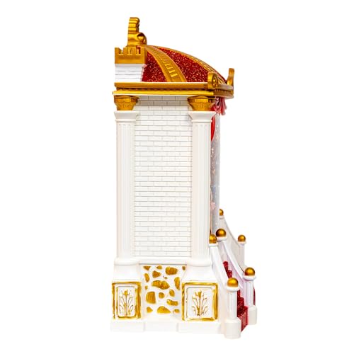Lighted Ballet Theater Lantern with Spinning Glitter Water - USB & Battery Operated Decor