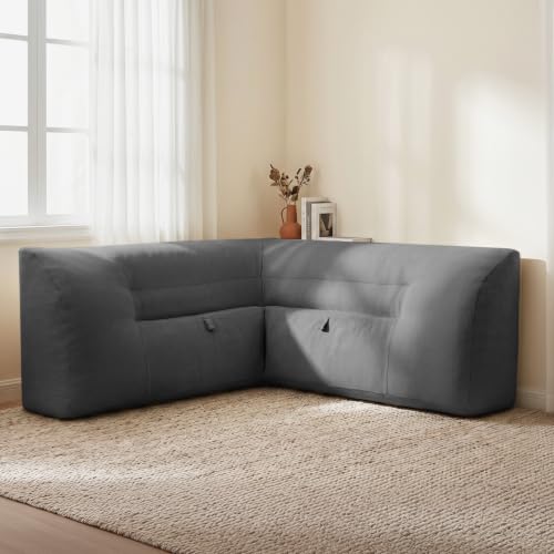 Reading Pillow for Couch Corner with Support & Pocket - Ergonomic Lumbar Cushion