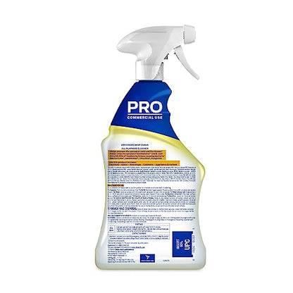 Lysol Pro All-Purpose Cleaner - Advanced Deep Cleaning Sanitizing and Disinfecting Spray - Lemon Breeze Scent - 32 oz Bottle (946 ml) - Pack of 12 - Commercial Use for Hotels, Facilities, Offices