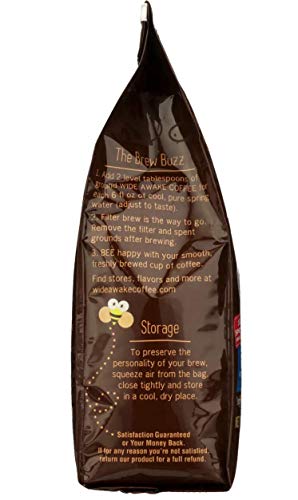 Wide Awake Coffee Co French Vanilla Ground Coffee 12 oz (pack of 2)