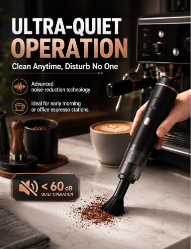 Coffee Grinder Vacuum Cleaner Black1 25W Handheld Dust Remover