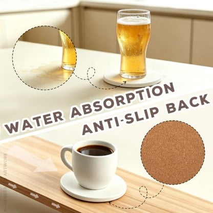 Custom Ceramic Coasters with Photo & Text - Personalized Keepsake - Variation of Custom Coasters