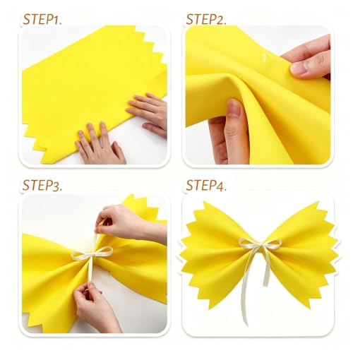 Large 3D Farfalle Pasta Party Decorations - Italian Themed Wall & Table Decor