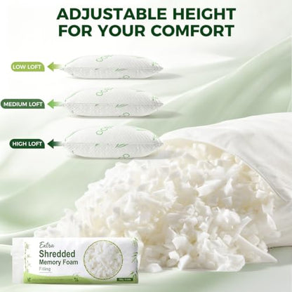 Adjustable Side Sleeper Pillow King Size 1 Pack - Cooling Curved Support
