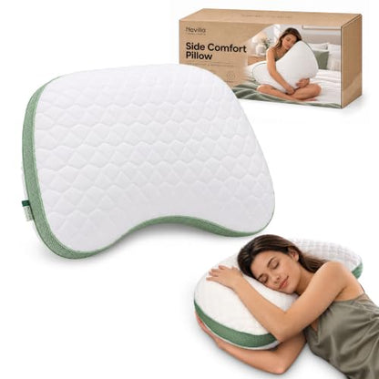 Adjustable Side Sleeper Pillow for Neck and Shoulder Pain Relief