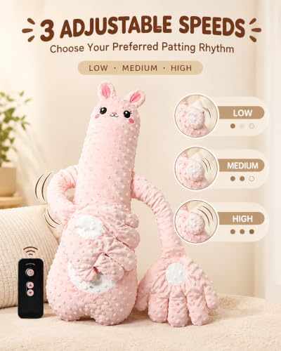 Yellow Plush Patting Pillow with Remote Control - Animal Cuddle Pillow