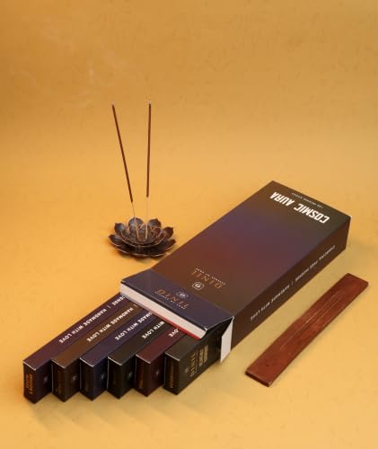 Cosmic Aura Incense Gift Set - 6 Spiritual Scents, 120 Hand-Rolled Sticks