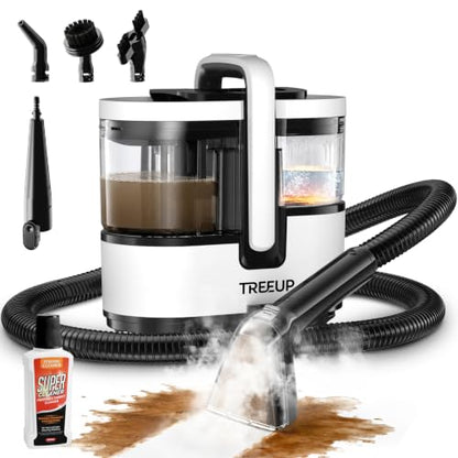 Portable Carpet and Upholstery Steam Cleaner with Multi-Tool Attachments