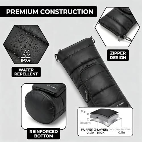 Insulated Wine Carrier Tote Bag with Leakproof Design for Travel Picnic Beach