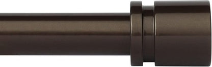 Byondeth Adjustable Curtain Rods - 16 to 88 Inches, 1 Inch Diameter, Antique Bronze Finish