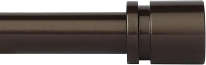 Byondeth Adjustable Curtain Rods - 16 to 240 Inches, 1 Inch Diameter, Antique Bronze Finish