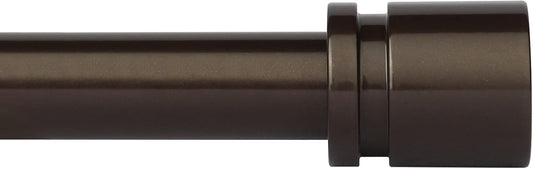 Byondeth Adjustable Curtain Rods for Windows | 16 to 144 Inches | 1 Inch Diameter, Antique Bronze Finish