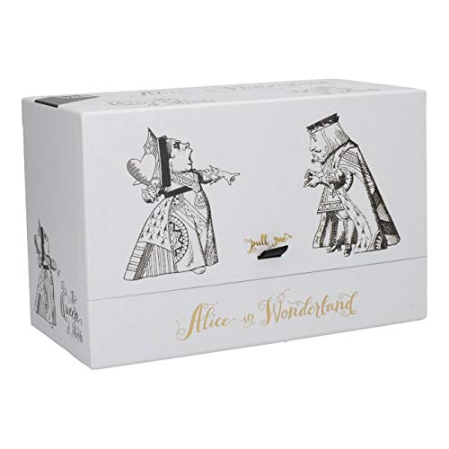 Alice in Wonderland His and Hers Tumbler Glass Set - 500ml Glasses in Gift Box - Variation of Tumbler Glasses