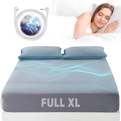 King Size Grounding Sheets Organic Cotton Silver Fiber Earth Connected Bedding